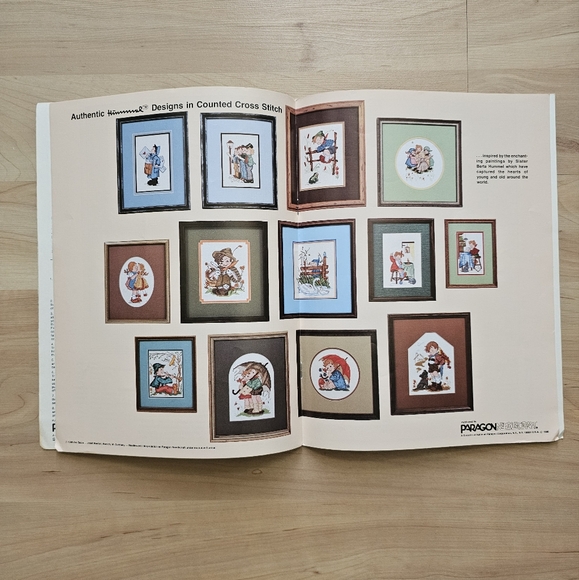 Leaflet Cross Stitch Paragon Needlecraft Authentic Hummel - Picture 3 of 3
